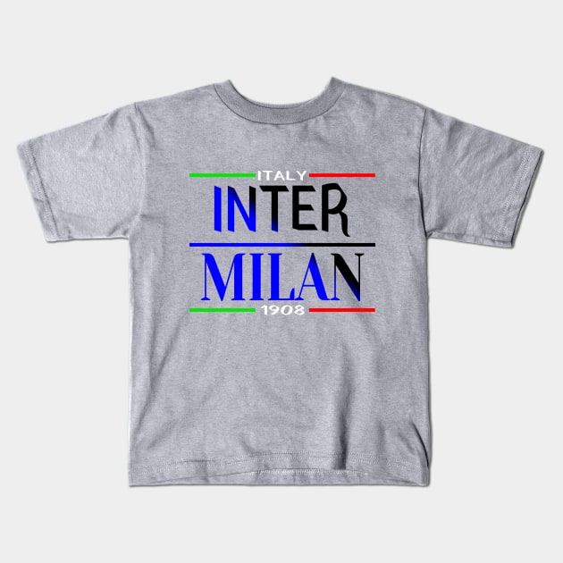 Inter Milan 1908 Kids T-Shirt by Medo Creations
